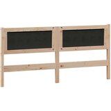 vidaXL Vzglavje Drugo rjava in temno siva 180 cm Trdna borovina | Shoptok.si