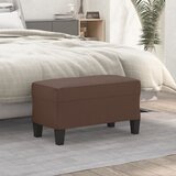  Klupa smeđa 70 x 35 x 41 cm od umjetne kože | Eponuda.ba