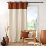 Douceur d intérieur Rjava/bež zavesa 140x240 cm Tessa – | Shoptok.si