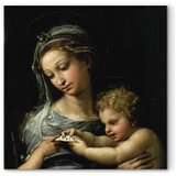  Slika - Rafael Santi – The Virgin of the Rose 40x40 Na talijanskom platnu | shoptok.hr
