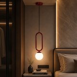 Opviq luster Loop-20456-E, 1 × E27, bordo | Eponuda.com