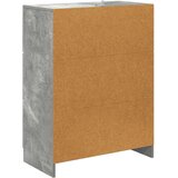  Predalna omara Betonsko siva 66 x 34,5 x 87 cm Inženirski les, (5000232360) | Shoptok.si