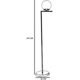 Opviq podna lampa Araz Eskitme, 155 cm, E27, IP20, zlatna boja | Eponuda.ba