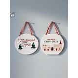 Sinsay Set božićnih ukrasnih visećih dekoracija s natpisima 2 pack Slike