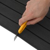  Prostirka za čamce Prugasti Tamno siva i crna 240 x 90 cm EVA | shoptok.hr