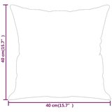  Jastuci 2 kom krem 40 x 40 cm od mikrovlakana | shoptok.hr