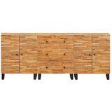  Strani šal 3 pcs Rjava 60 x 33 x 75 cm Masiven les manga, (5000162942) | Shoptok.si