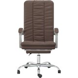  Uredski naslonjač od umjetne kože smeđi | shoptok.hr