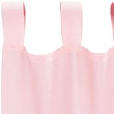 Voile zavjese s džepovima za šipke 2 kom svijetlo ružičaste - Svijetlo ružičasta 140 x 140 cm 1 s džepovima za šipke | shoptok.hr