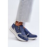 Inblu Women's Platform Sneakers with Lacy Pattern and Brocade | Shoptok.si