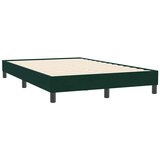 Box Spring krevet bez madraca tamnozeleni 120x210 cm samt | Eponuda.com