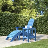  Vrtni stol Adirondack plava boja vode 38 x 38 x 46 cm HDPE | shoptok.hr