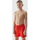 4f Boys' Beach Boardshorts - Red Cene