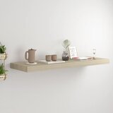 Maison Chic Stenska polica - Viseča Polica barva hrasta 80x23,5x3,8 cm MDF, (21784720) | Shoptok.si