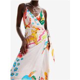 Desigual Women's White Wrap Beach Dress Selva - Women | Eponuda.ba