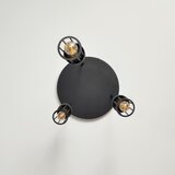  Visilica na sajli MELODY 3xE27/15W/230V u crnoj boji | Eponuda.com