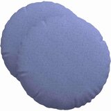  Jastučići za sjedenje 2 pcs Traper plava Ø50 x 19 cm tkanina | shoptok.hr
