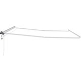  Okvir tende S LED lampica Bijelo 450 × 350 cm Aluminij | shoptok.hr