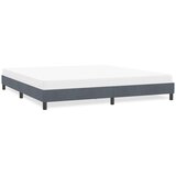 Okvir kreveta bez madraca tamno sivi 180x210 cm baršun | shoptok.hr