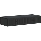 Stolna montirana na zid Crna 87,5 x 34,5 x 17 cm | shoptok.hr