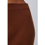 Marisse Ribbed Knit Midi Skirt Z-Sc-3608 Caramel | ePonuda.com