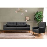 Atelier Del Sofa sofa i fotelja vina set anthracite atlantic pine Cene