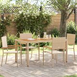 vidaXL Vanjske Stolice 4 pcs Krema, smeđa | shoptok.hr