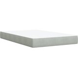 Box spring krevet s madracem svjetlosivi 120x200 cm baršunasti | shoptok.hr