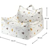 Wigiwama Bijela vreća za bebe od bouclé tkanine/od šenila Terrazzo Chair – | shoptok.hr
