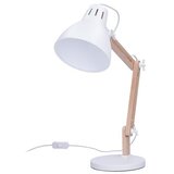 solight WO57-W − Stona lampica FALUN 1xE27/25W/230V bela/hrast | Eponuda.com