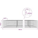  Gabion s žicom debljine 3 5 mm i mrežom 5x5 cm 1150x50x50 cm - 50 cm 50 cm 1150 cm | shoptok.hr
