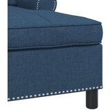  Ležaljka s jastukom Plava 91 x 157 x 91 cm tkanina | shoptok.hr