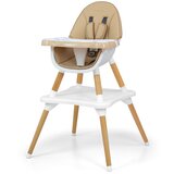 Milly Mally 2u1 dječja visoka stolica Malmo bež | shoptok.hr