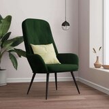  Stolica za opuštanje tamnozelena baršunasta | shoptok.hr