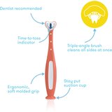 Frida Baby trokutasta četkica za zube za bebe toothhugger pink | shoptok.hr