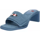 Tommy Jeans Natikače s potpeticom 'SOHO' mornarsko plava / plavi traper / crvena / bijela