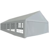 Šator za zabave od PE-a 6 x 12 m sivi | shoptok.hr