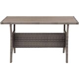 vidaXL Vrtni stol sivi 120 x 70 x 66 cm od poliratana | shoptok.hr