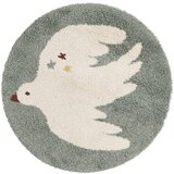 Nattiot Svetlo zelena otroška preproga ø120 cm Bohemian Bird Aqua – | Shoptok.si