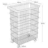 YAMAZAKI Črn kovinski koš za perilo 55 l Tower – | Shoptok.si