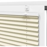 vidaXL Plisirana roleta krem 120x150 cm širina tkanine 119,4 cm | shoptok.hr