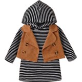 BUBU Komplet duks-haljina i prsluk za bebe, Višebojni | Eponuda.com