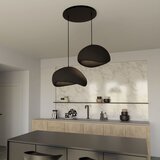 Opviq Wabi Sabi Grainbeams - Black Black Chandelier Cene