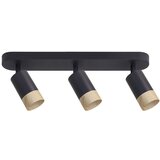 Candellux Lighting Crna/u prirodnoj boji stropna svjetiljka s metalnim sjenilom 48x5.5 cm Conti – | shoptok.hr