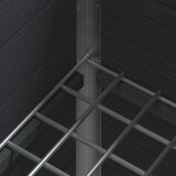 Povišena gredica - Vrtna gredica Siva 50 x 30 x 82 cm WPC i aluminij - 50 x 30 x 82 cm | shoptok.hr