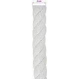  Konop Bijelo 2 x 2 x 2500 cm Pamuk | Eponuda.com