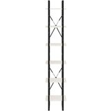 vidaXL Visoka omara bela 40x30x210 cm trdna borovina | Shoptok.si
