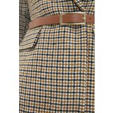 Trendyol Multi Color Regular Lined Belted Plaid Woven Jacket | Eponuda.ba