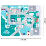 ECO TOYS Ecotoys Edukativni drveni blokovi grad s podlogom od 115 dijelova | shoptok.hr