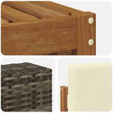  Set vanjskih sofa 9 kom. Prirodna i krem | shoptok.hr